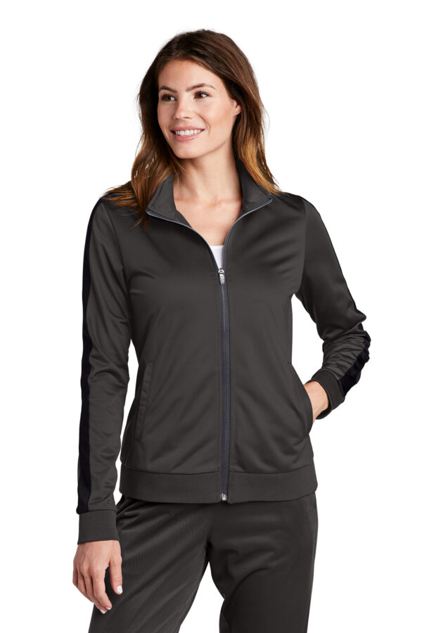 Ladies Sport-Tek ® Tricot Track Jacket - Image 3