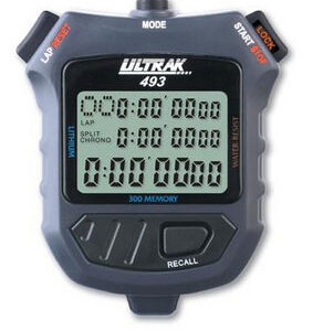 Ultrak 493/494 500 Memory Stopwatch