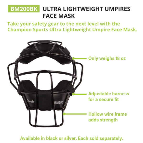 Ultra Lightweight Umpire Mask - Image 3