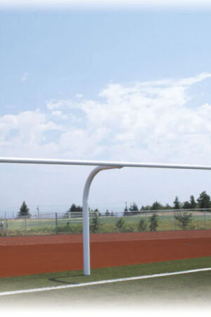 Semi-Permanent Gooseneck Offset Goal Posts