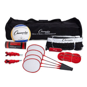 Deluxe Volleyball/Badminton Set