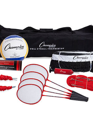 Deluxe Volleyball/Badminton Set