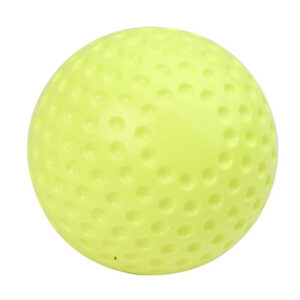 12in Dimpled Pitching Machine YELLOW Softballs 12pk