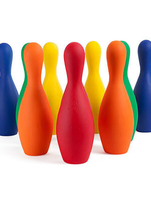Colored Foam Bowling Pin Set