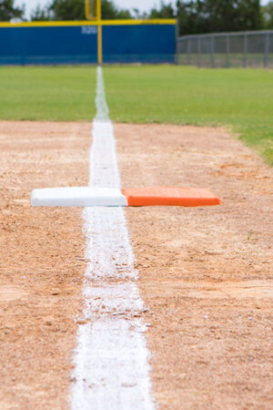 Breakaway double 1st base
