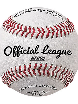 Official League Cowhide Leather Baseball