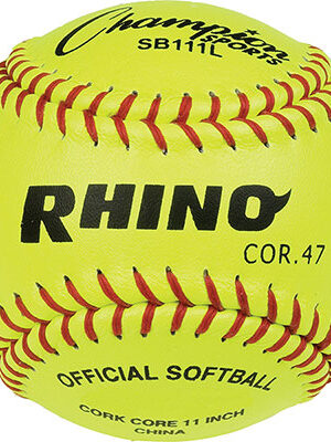 11" Leather Cover Softball (12)