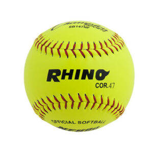 11" Leather Cover Poly Core Softball (12)