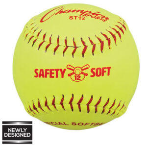 12in Safety Softballs 12pk