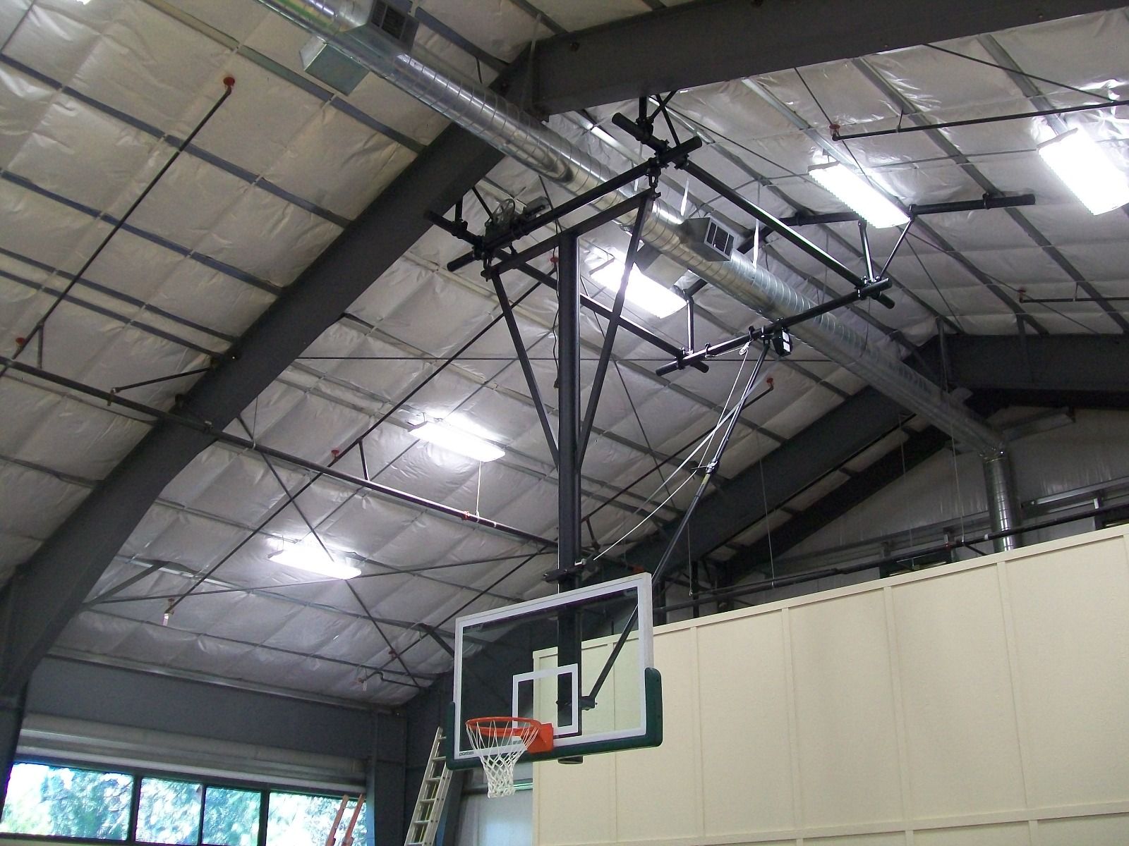 Ceiling suspended Backstops